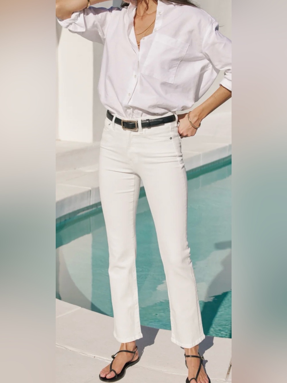 AYR The Pop crop straight jeans